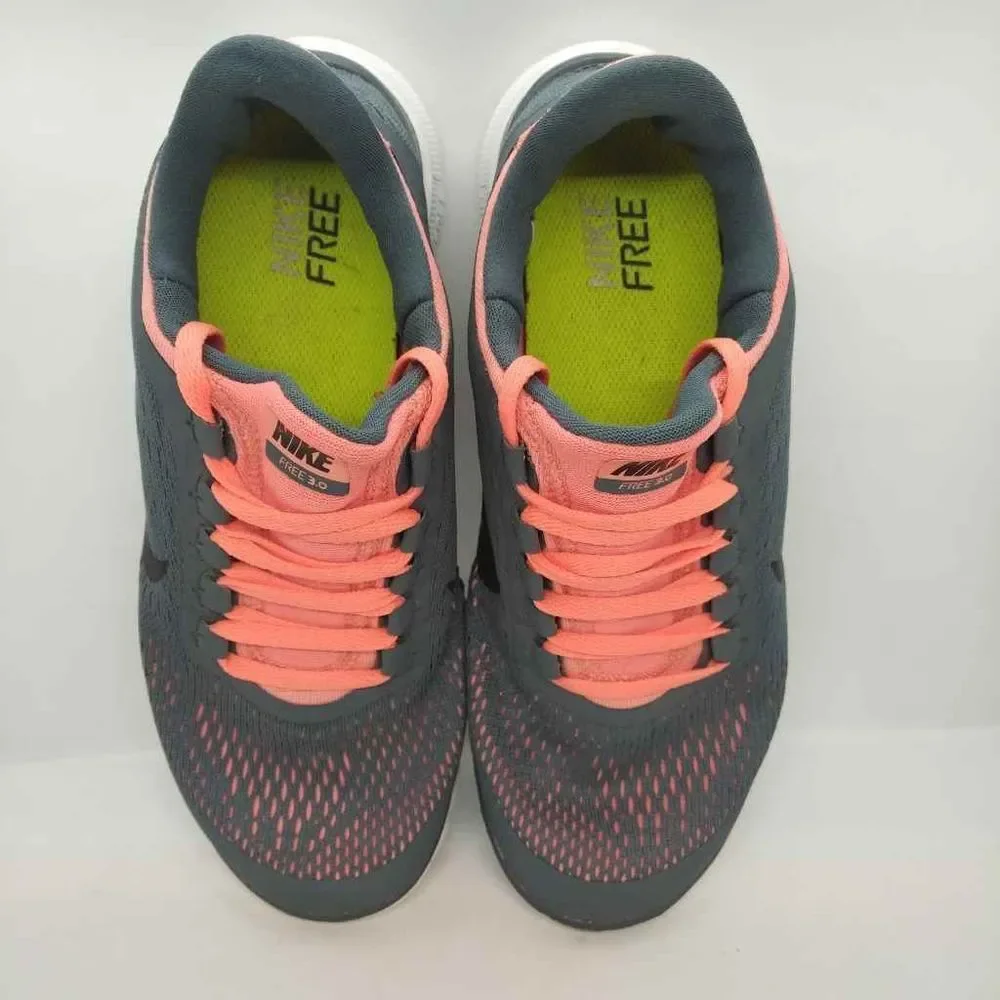 Nike Free 3.0 V5 Running Sneakers Womens Size 7.5 Grey Pink Nike Shoes Training_6